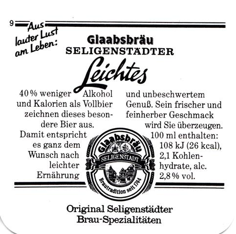 seligenstadt of-he glaabs privat 3b (quad180-9 leichtes-schwarz)